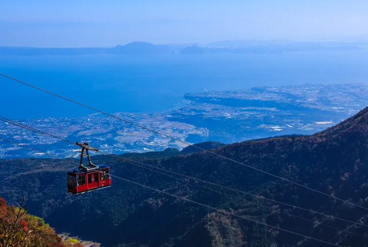 กระเช้าลอยฟ้าอุนเซ็น (Unzen Ropeway)